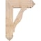 Ekena Millwork Funston Arts and Crafts Smooth Bracket w/ Offset Brace, Douglas Fir, 7 1/2"W x 22"D x 30"H BKT0806X22X30FST03SDF - alternate 3